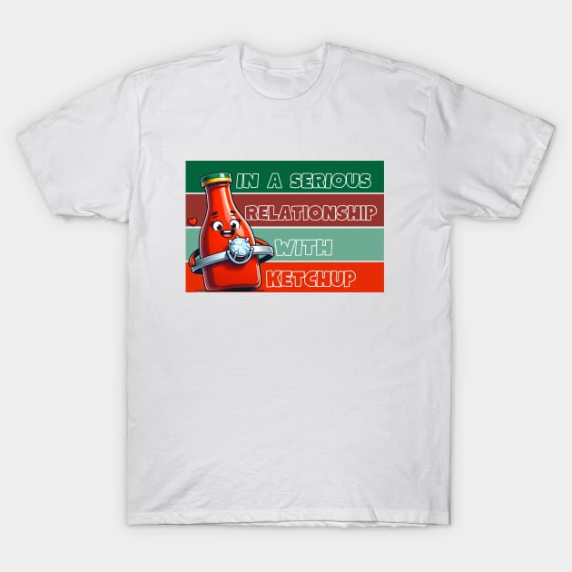 IN A SERIOUS RELATIONSHIP WITH KETCHUP T-Shirt by GP SHOP